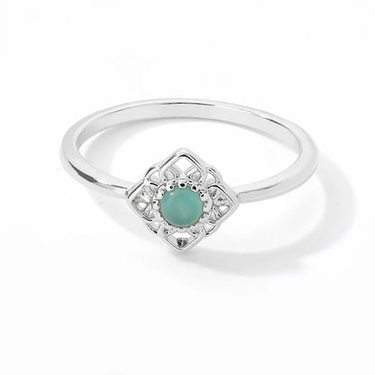 Opal Blossom Ring