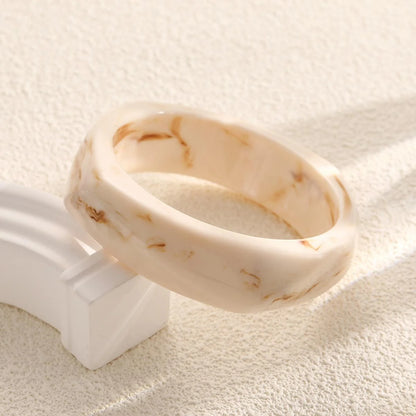 Boho Resin Wide Bangles