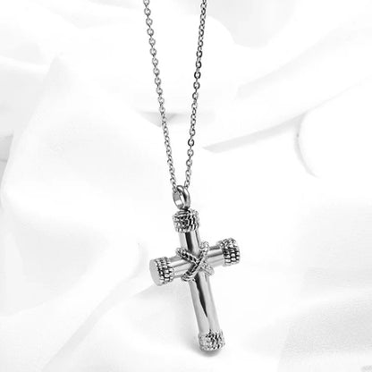 Detachable Cross Pendant Necklace