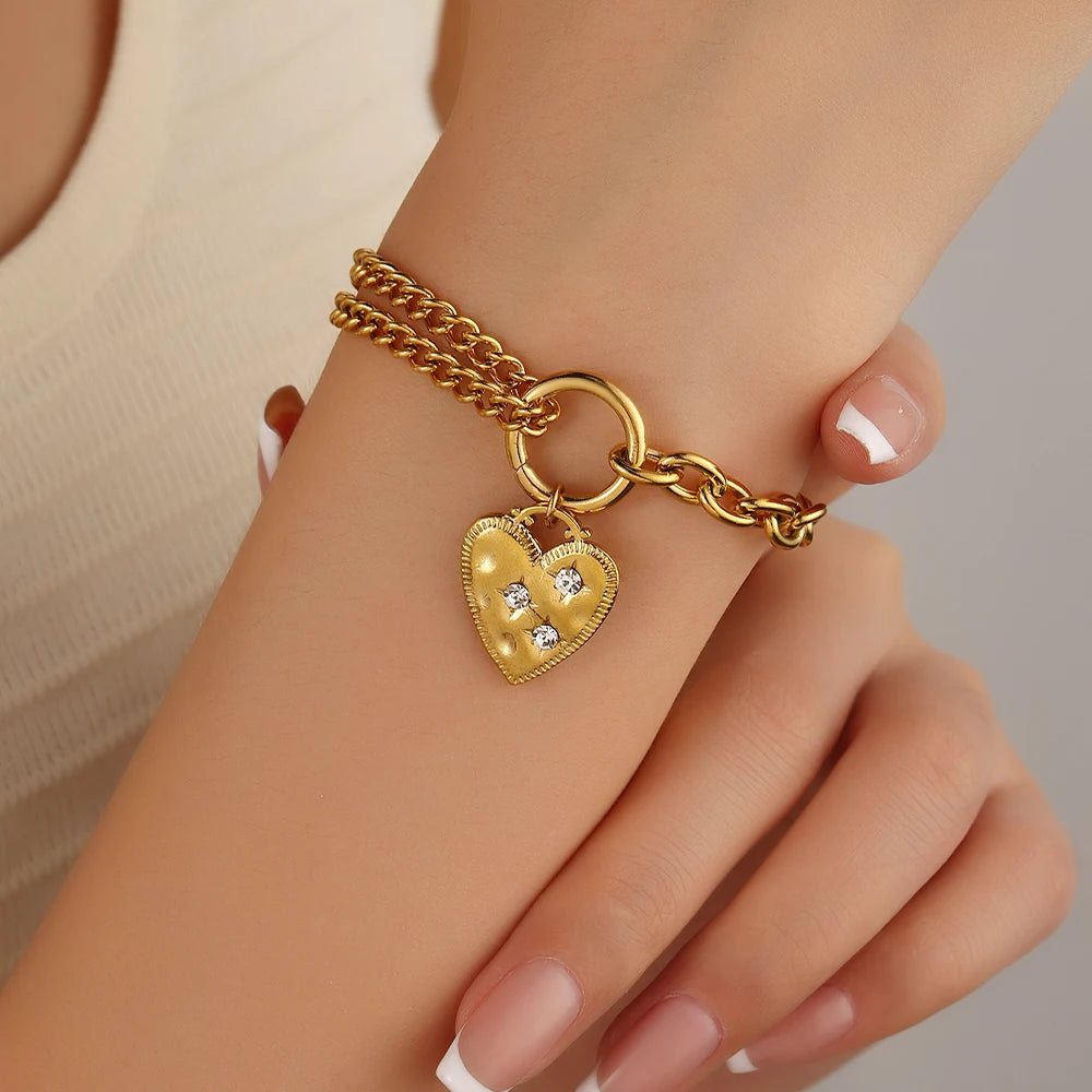Aurelia Heart Bracelet
