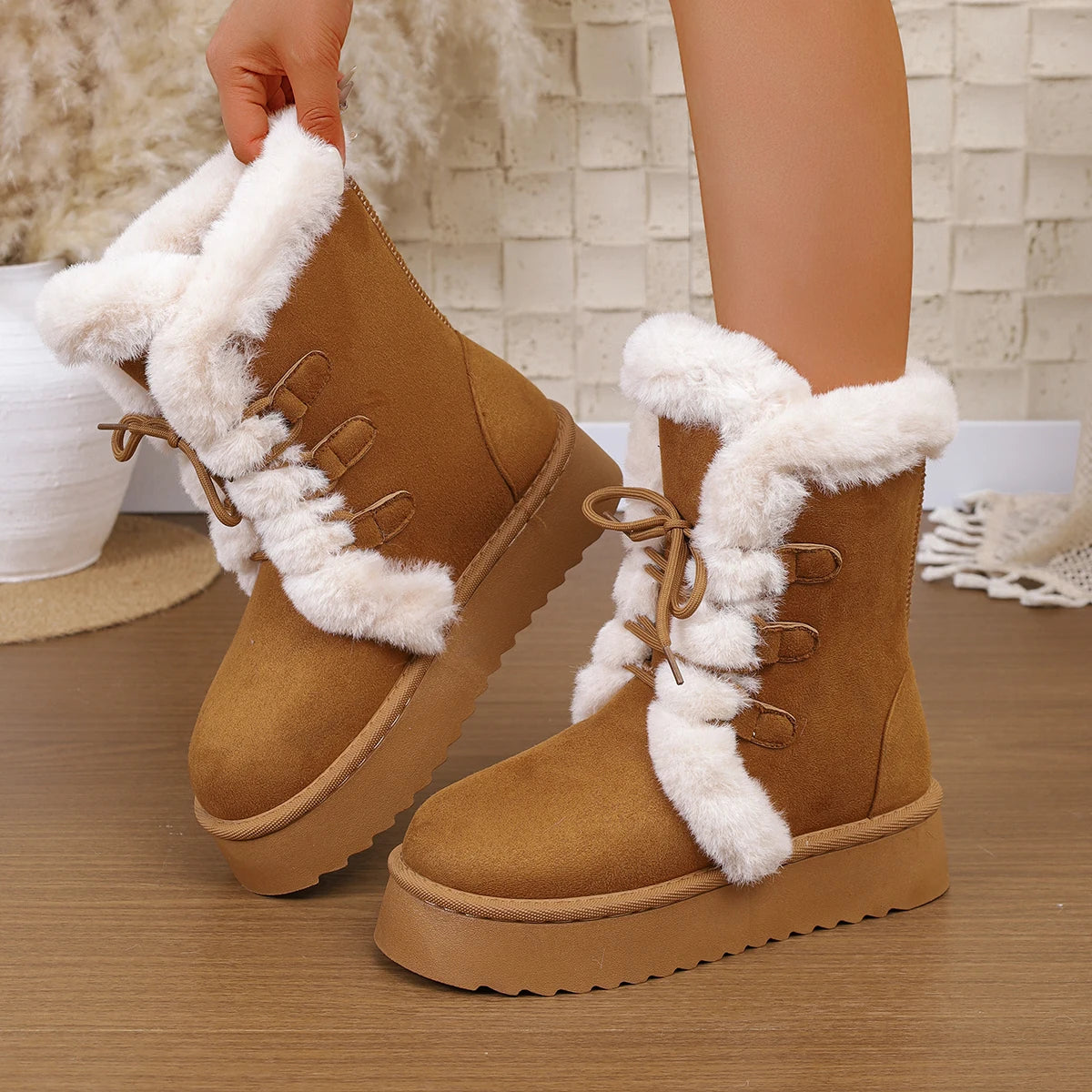 CozyRetro Snow Boots