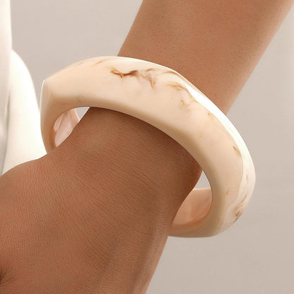 Boho Resin Wide Bangles