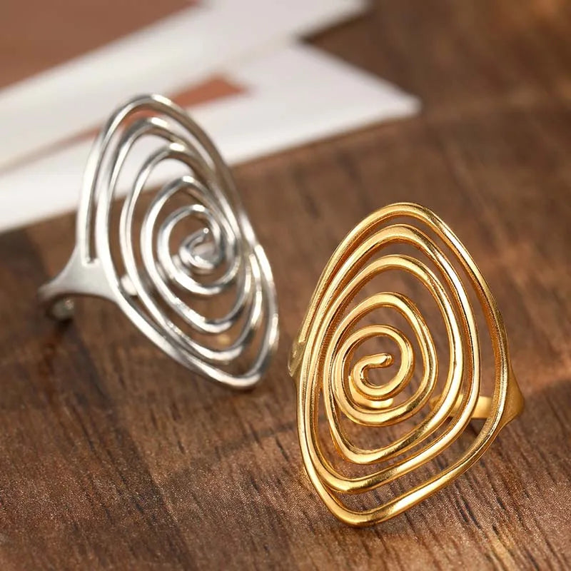 Noelle Spiral Ring
