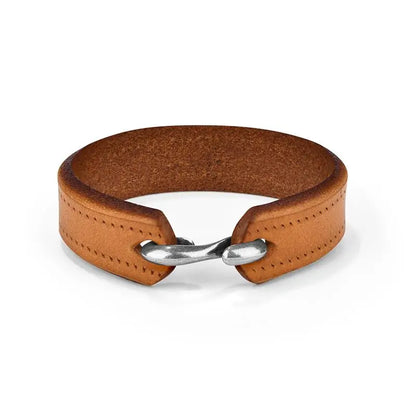 S-Hook Leather Bracelet