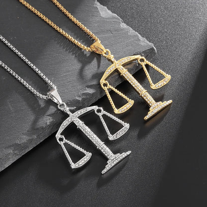 Justice Scales Pendant Necklace