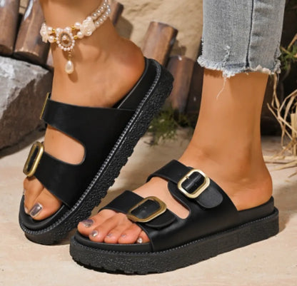 Camila Buckle Strap Sandals