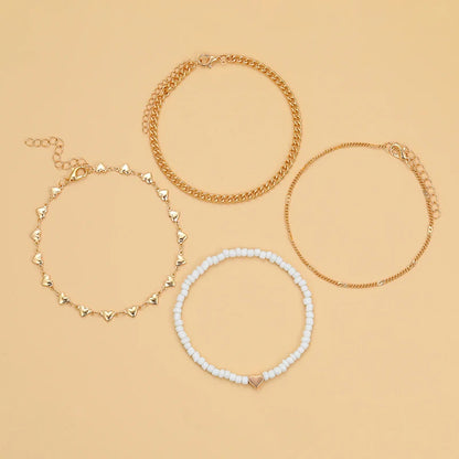 Melodie Boho Heart Anklet