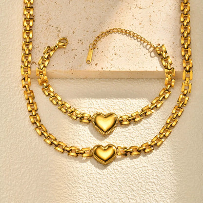 Aria Heart Chain Choker