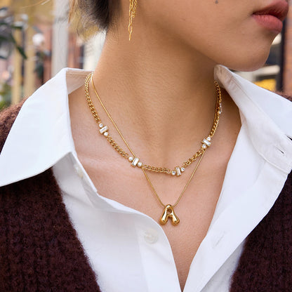 Nova Crystal Chain Necklace