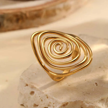 Noelle Spiral Ring