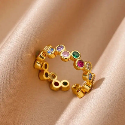 Livia Colorful Gem Ring