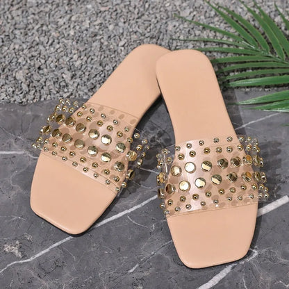 Isabelle Rivet Flat Sandals