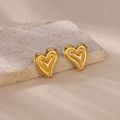 Quinn Heart Studs