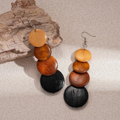 Bohemian Geometric Pendant Earrings