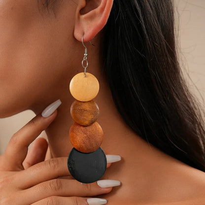 Bohemian Geometric Pendant Earrings