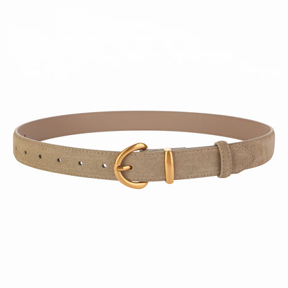 Sienna Suede Leather Belt