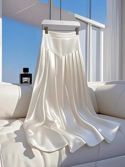 Alina Satin Skirt