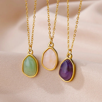 Natural Healing Crystal Necklace