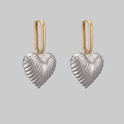 Marenne Heart Drop Earrings