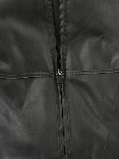 Nerazzurri Hooded Leather Jacket