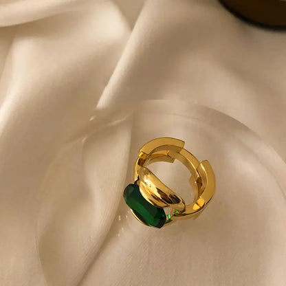 Livia Green Stone Ring