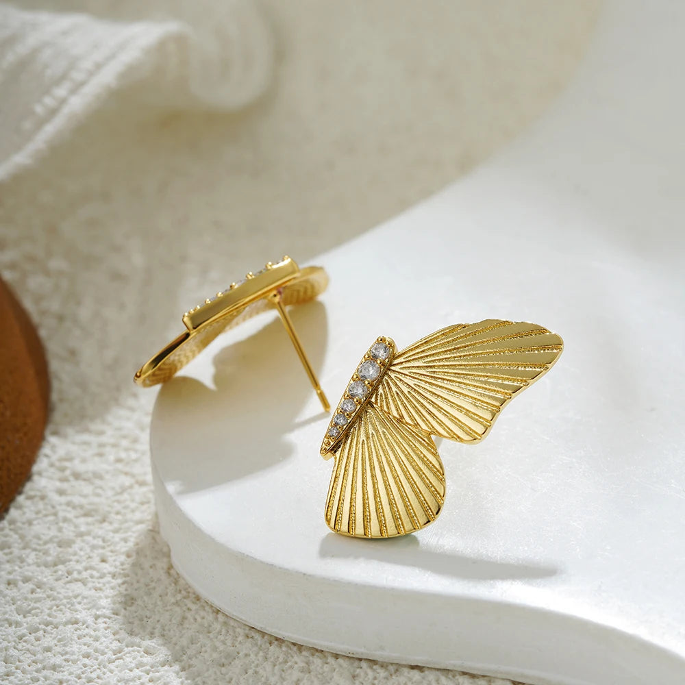 Vessa Butterfly Studs