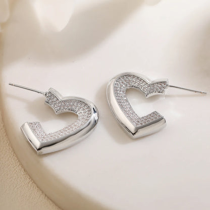Arvella Half-Heart Studs