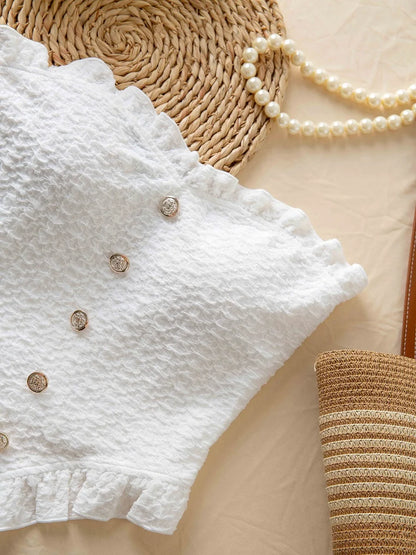 Amaya Ruffled Crop Top