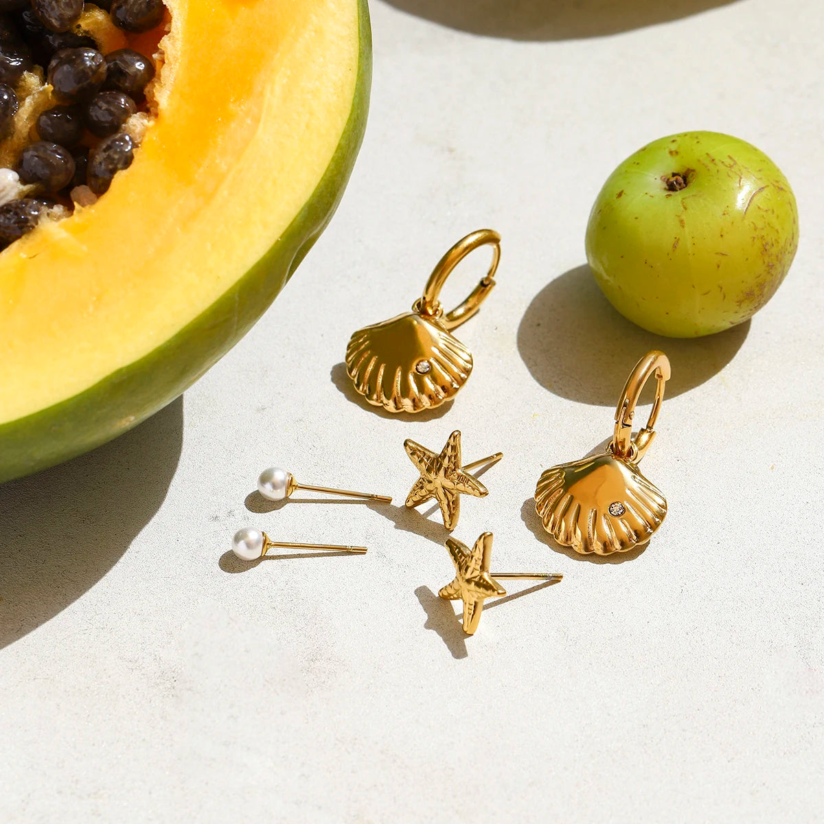 Amaya Shell Earrings