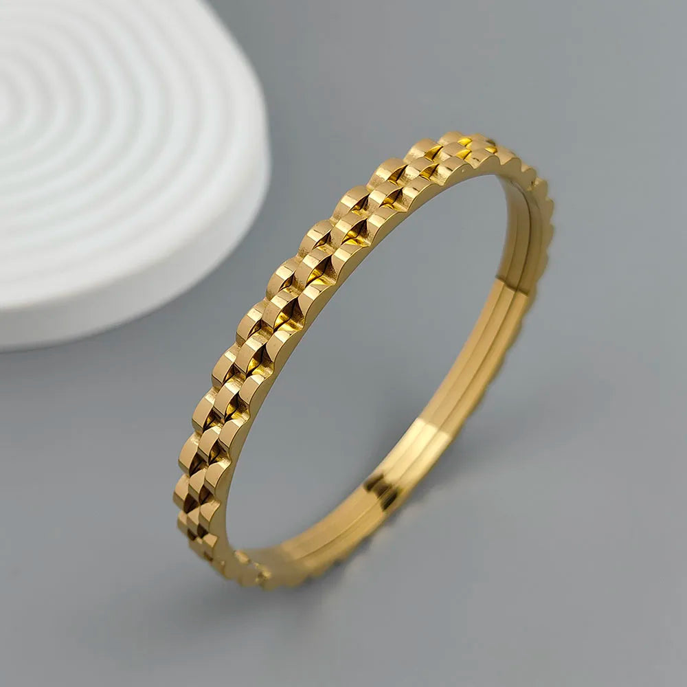 Gear Bangle Bracelet