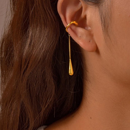 Arden Teardrop Ear Cuff