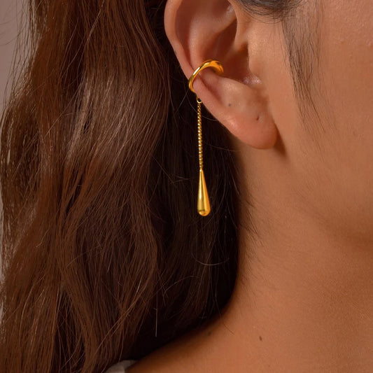 Arden Teardrop Ear Cuff