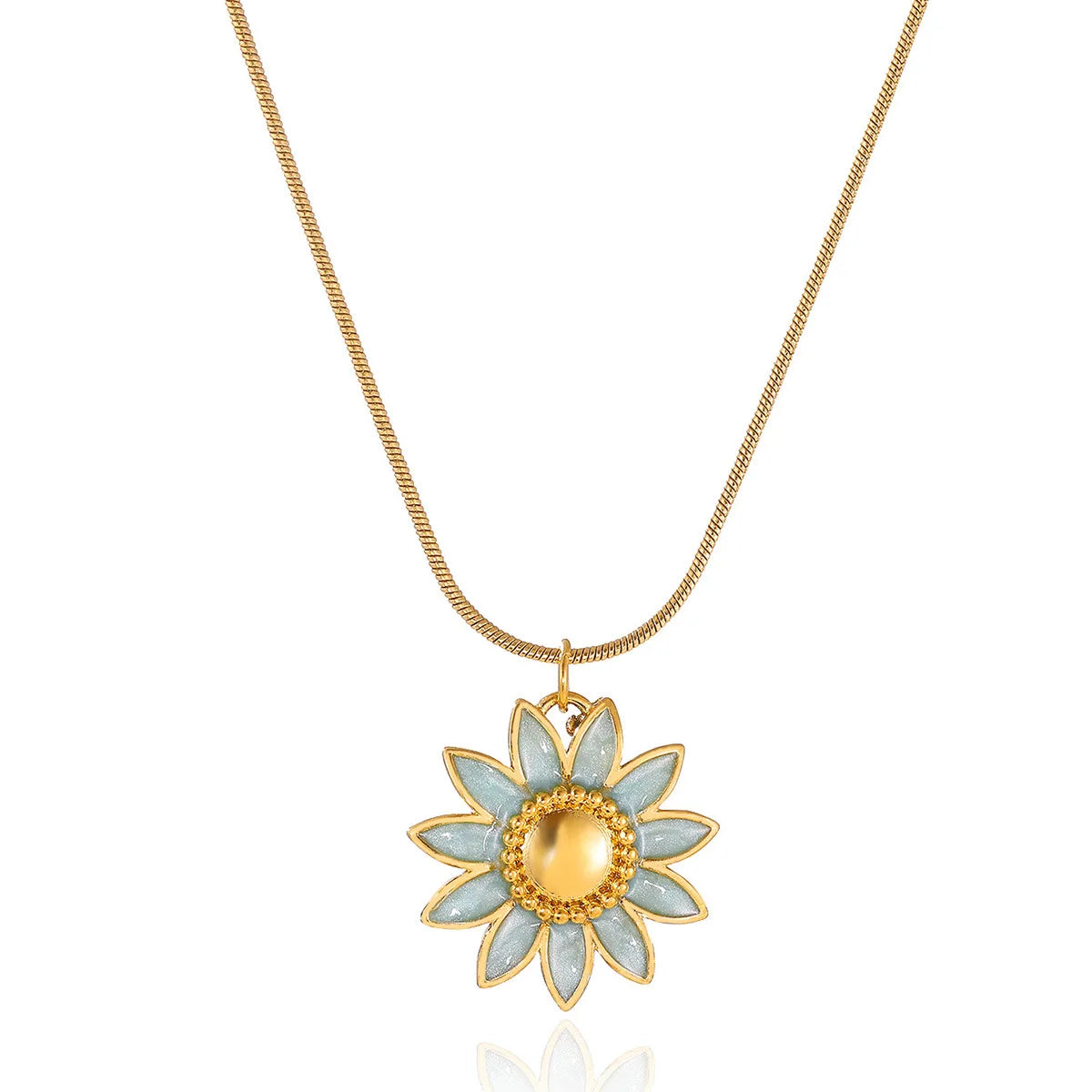 Marisol Sunflower Pendant Necklace