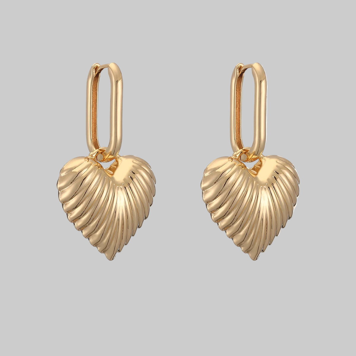 Marenne Heart Drop Earrings