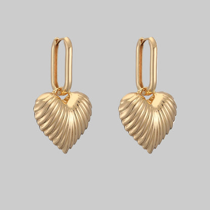 Marenne Heart Drop Earrings