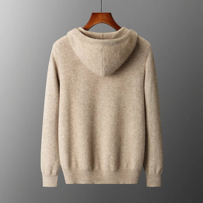 Ezra Cashmere Zip Hoodie