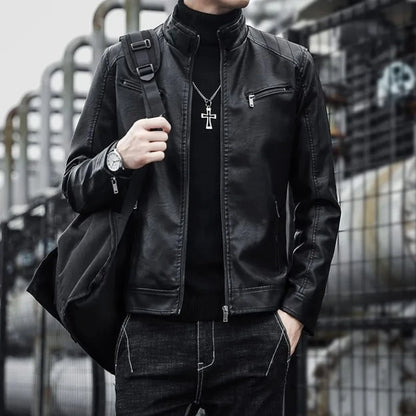 Damon Leather Street Jacket