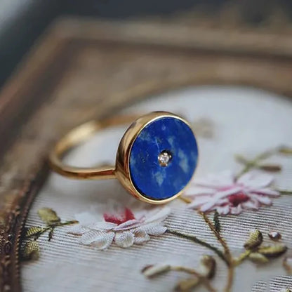 Azure Charm Ring
