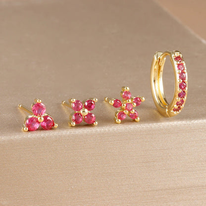 Aria Gold Earring Set