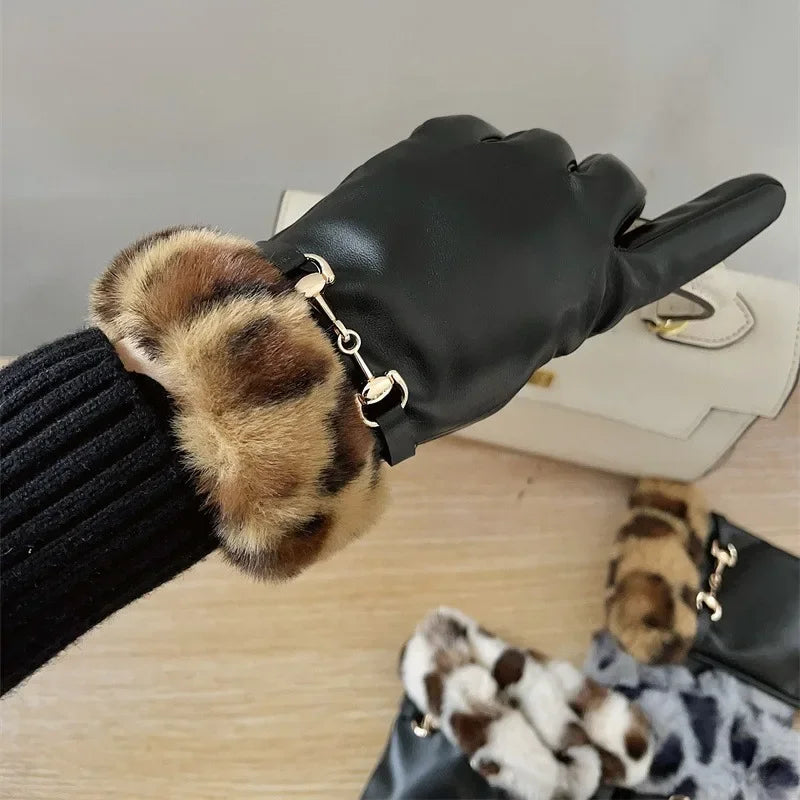 Leopard Luxe Gloves