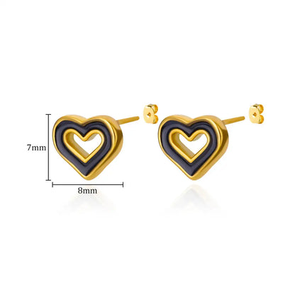 Vela Heart Studs