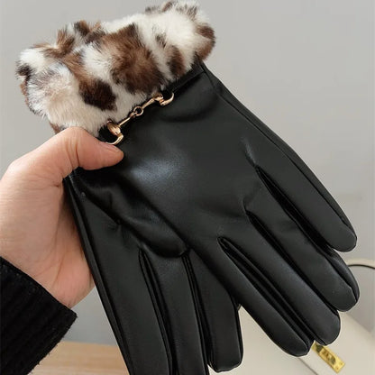 Leopard Luxe Gloves