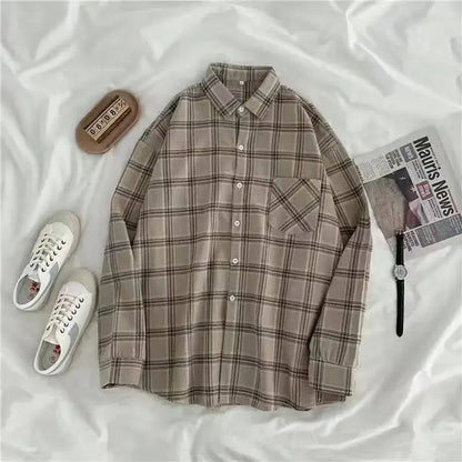 Mira Oversized Plaid Shirt
