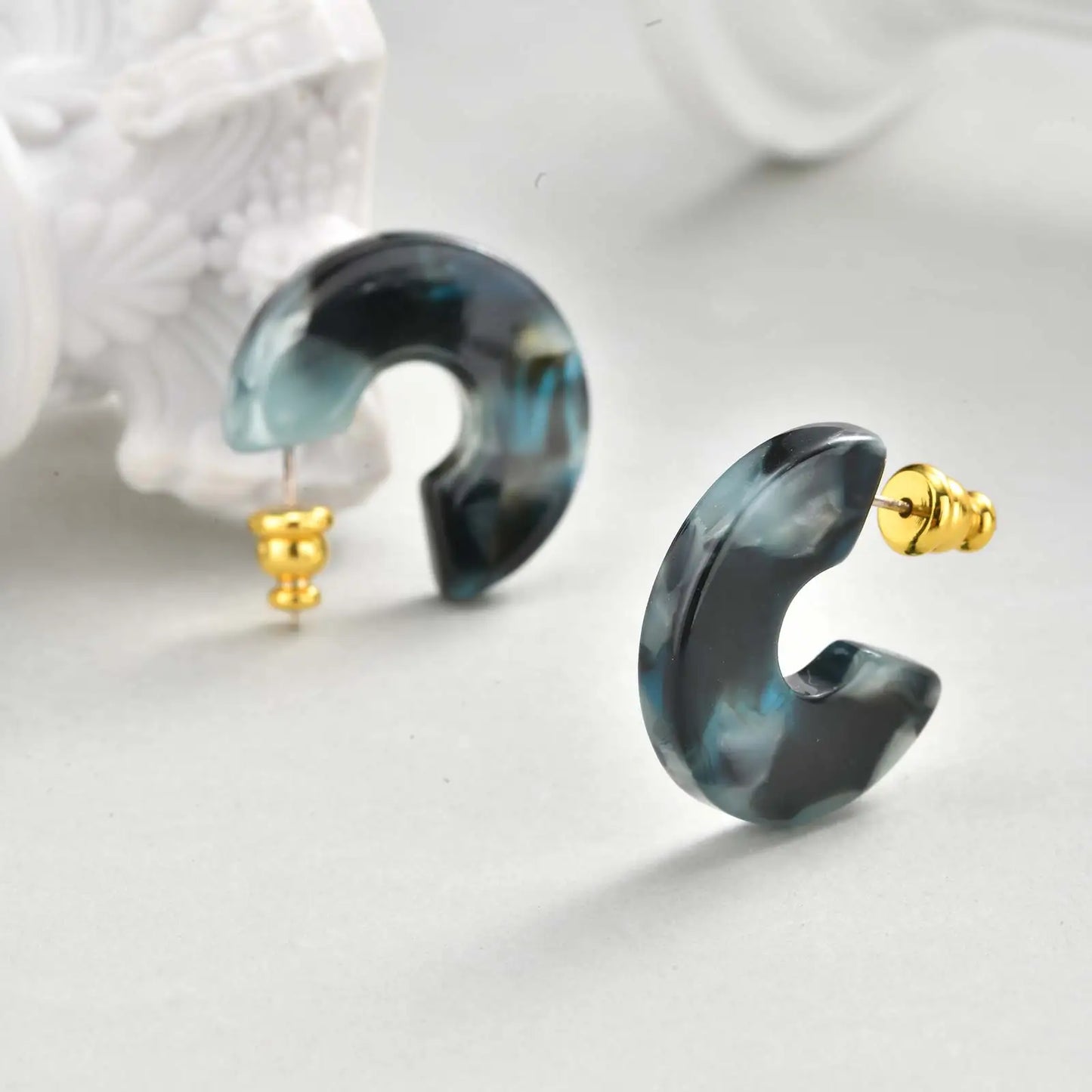 Arden C-Shaped Hoops
