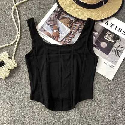 Kaia Denim Corset Top