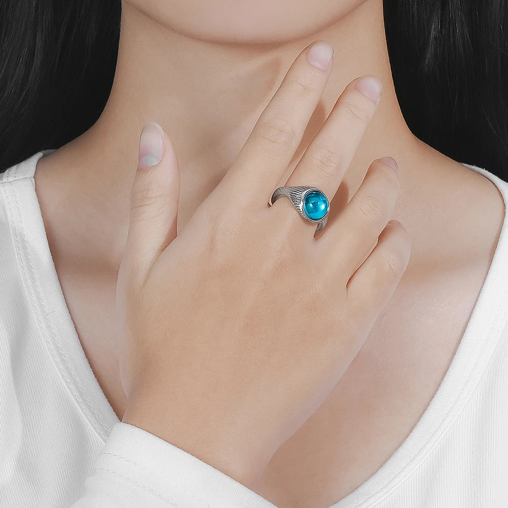 Mermaid Crystal Cocktail Ring