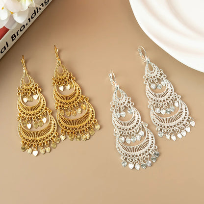 Fatima Moon Drop Earrings