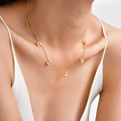 Nora Cherry Gold Necklace