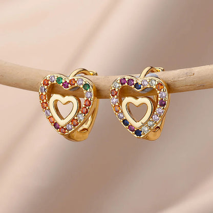 Valente Heart Studs