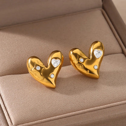 Vela Heart Studs
